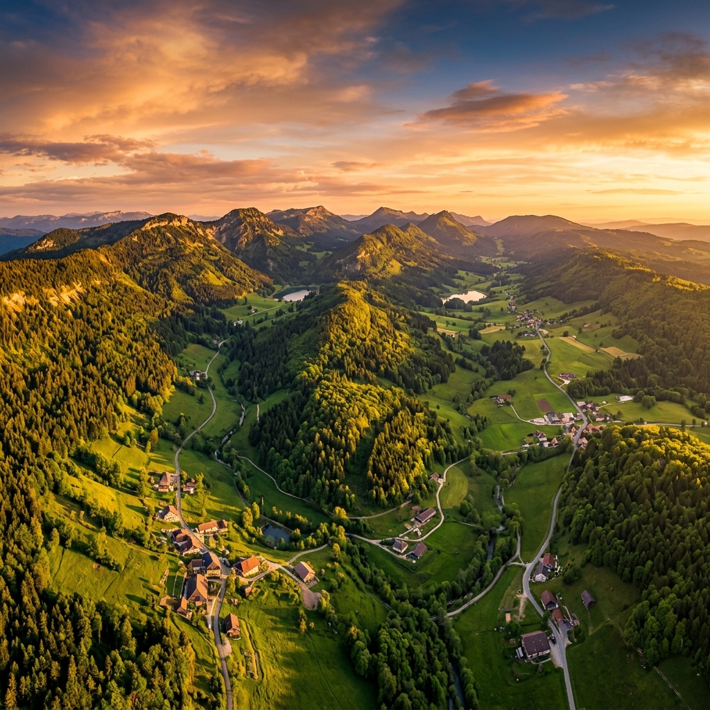 Paysages du Haut-Bugey Jura Ain — destinations VTC Oyonnax